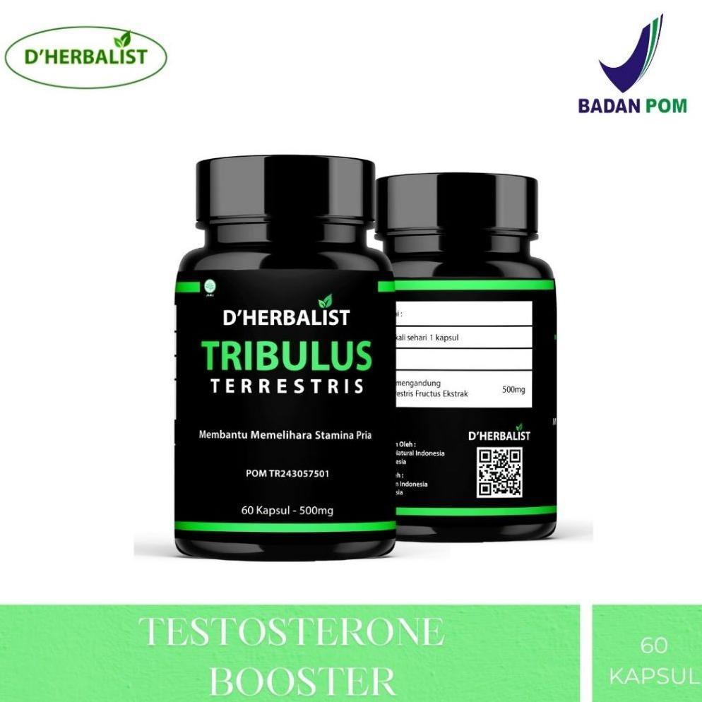 D'HERBALIST Tribulus Terrestris Original BPOM - 100 Kapsul