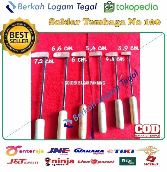 ALAT SOLDER BAKAR TEMBAGA | STANG LAS PATRI SOLDER TEMBAGA NO.100