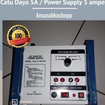 (PROMO) CATU DAYA 5A / POWER SUPPLY 5 AMPER