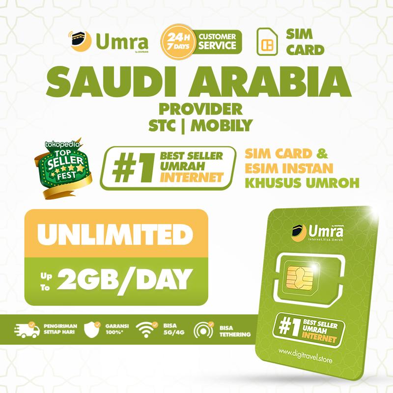 SIM Card Saudi Arabia Unlimited | Simcard Arab Saudi Haji Umroh ...