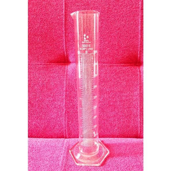 READY STOCK GELAS UKUR KACA MEASURING CYLINDER 500 ML DURAN