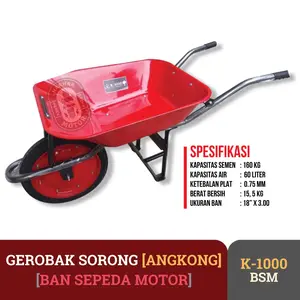 GEROBAK SORONG PASIR COR K1000 ORIGINAL LOKAL