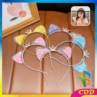 Gambar [COD] RB C900 Bando Anak Bentuk Telinga Kucing / Bando Mahkota Aksesoris - MAHKOTA, Biru dari RB TOYS AND TECHNOLOGY Kab. Tangerang 1 Tokopedia