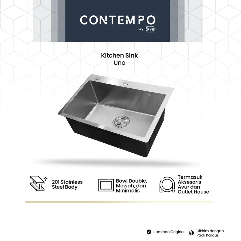 Royal Kitchen Sink Contempo Uno | Bak Cuci Piring 0