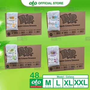 BP Popok Dewasa [ KHUSUS OJOL ] Adult model Celana Diapers PANTS Rencengan Eceran uk M L XL XXL 1 Karton Satuan 48 Renceng