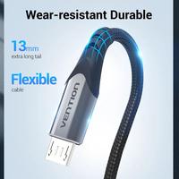 Gambar Vention Kabel USB A to Micro USB 3A Fast Charging Nylon Braided 2 Meter - COAHH dari Vention Tangerang Kab. Tangerang 4 Tokopedia