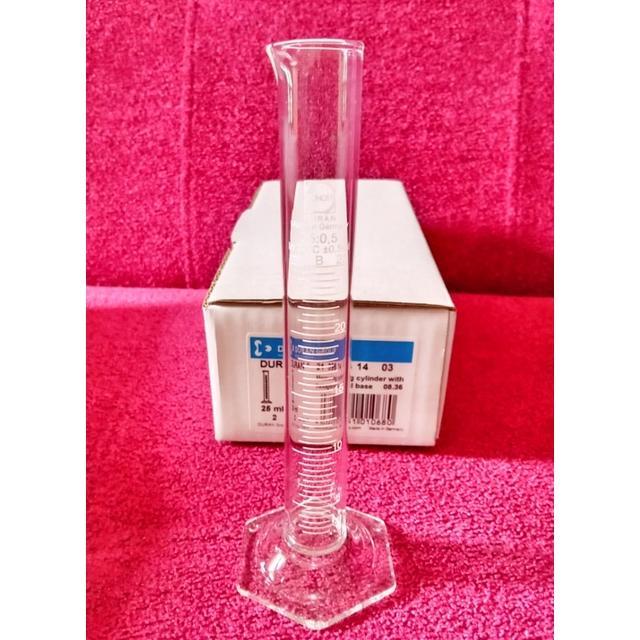 READY STOCK GELAS UKUR 25 ML DURAN MEASURING CYLINDER