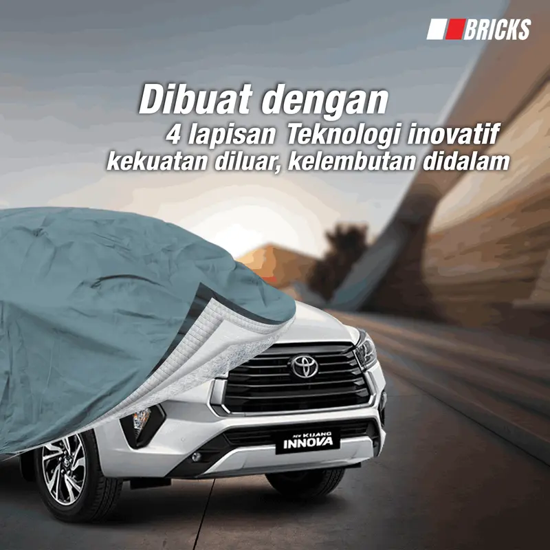 OUTDOOR body cover mobil fortuner sarung mobil fortuner waterproof air 3