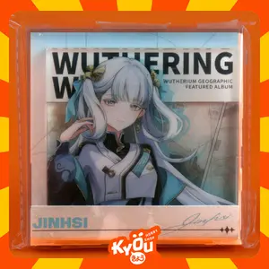 Jiyan | Jinhsi | Jianxin | Lingyang Wutherium Geographic Featured Album Theme Acrylic Fridge Magnet (8x8cm) - Wuthering Waves