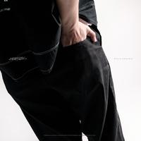 Gambar KREMLIN Celana Chino Loose Fit Baggy Long Pants - Black - Bumble - L dari Kremlin Clothing Kota Bandung 3 Tokopedia