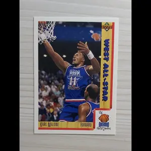 Kartu Basket Karl Malone (1991-92 Upper Deck All Star Orlando)