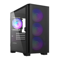 Gambar CASING MONTECH AIR 100 ARGB - Mid Tower mATX Case Tempered Glass (Free 4x ARGB Fan) dari Techno Computer Bali Kota Denpasar 2 Tokopedia