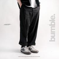 Gambar KREMLIN Celana Chino Loose Fit Baggy Long Pants - Black - Bumble - L dari Kremlin Clothing Kota Bandung 1 Tokopedia