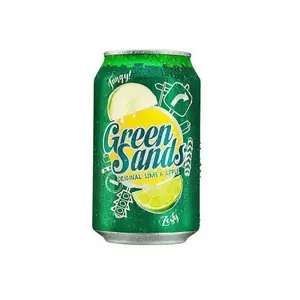 GREEN SANDS LIME & APPLE MINUMAN SEGAR KALENG 330ML