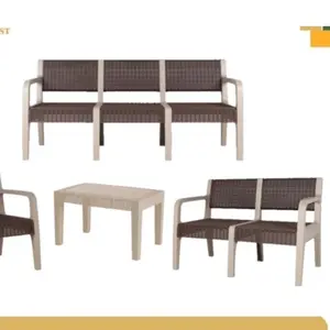 KURSI RUANG TAMU KURSI TAMAN KURSI TERAS KURSI HALTE OSCR 3 SEATER