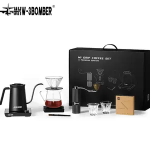 MHW-3BOMBER Assassin M1 Premium Pour Over Set 9 pcs in one EU / Drip coffe Set Coffee Maker Brewing Gift Set / Hadiah Set Alat Kopi Seduh Manual V60 hampers coffee manual brew gift box souvenir paket Premiumm original berkualitas MHW3BOMBER