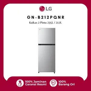 LG Kulkas 2 Pintu 235L / 217L GN-B212PQNR