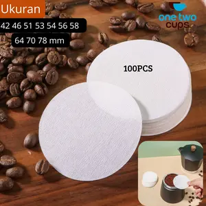 Saringan Kertas Kopi Mokapot / Coffee Filter Paper Moka Pot 100 PCS