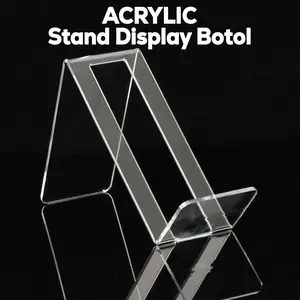 Stand Display Botol Akrilik Holder Wine Bottle Dudukan Display Botol Minuman S36