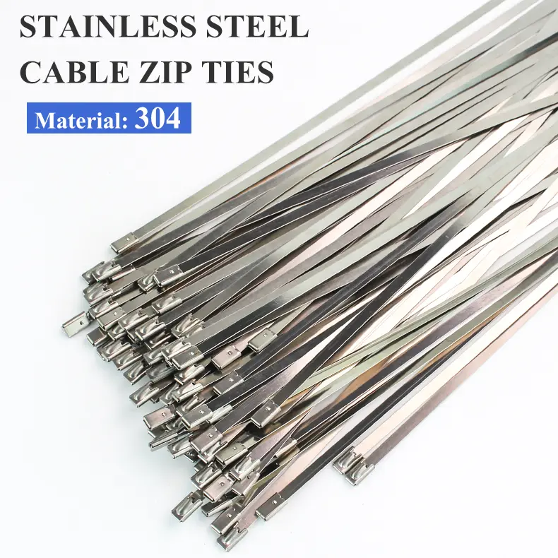 Kabel Ties Tis Stainless Steel 304 Cable Tie 4.6 x 200mm / 4.6 x 300mm / 4.6 x 450mm / 20cm / 30cm / 45cm