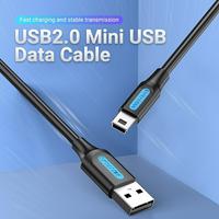 Gambar Vention Kabel Data USB 2.0 to Mini USB B For Camera Hardisk Support Charging 2A 2 Meter - COMBH dari Vention Tangerang Kab. Tangerang 2 Tokopedia