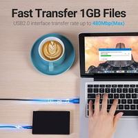 Gambar Vention Kabel Data USB 2.0 to Mini USB B For Camera Hardisk Support Charging 2A 2 Meter - COMBH dari Vention Tangerang Kab. Tangerang 5 Tokopedia