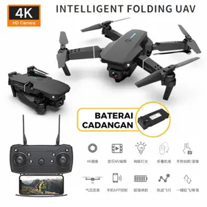 AFFSELV Drone Mini Pro Quadcopter Dual Battrey Camera Wifi 4K 360 Rotation Headless Mode Murah Kamera Remote Plastik Led