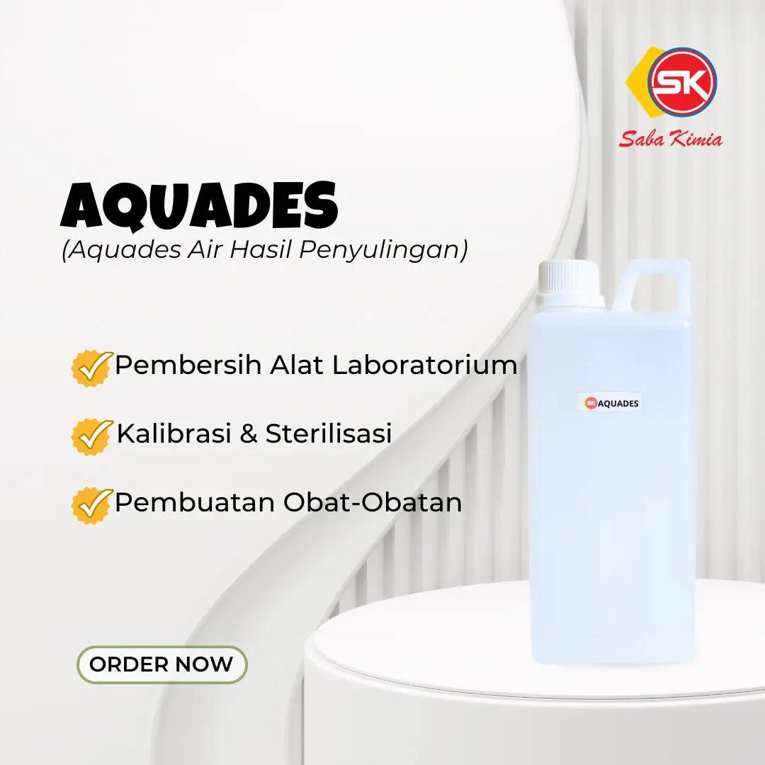 Aquades / Air Suling kemasan 1 liter