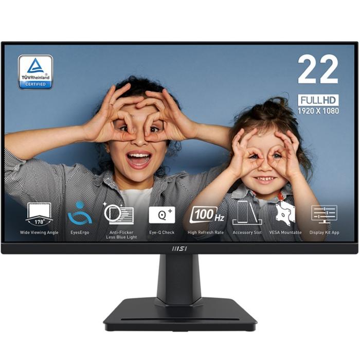 Gambar MSI PRO MP225V 22" Inch - FHD VA 100Hz 1ms HDMI D-Sub Adaptive Sync Professional Business Monitor dari Duta Mandiri Infokom Kota Administrasi Jakarta Pusat Tokopedia