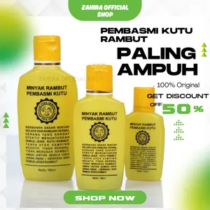 PEMBASMI KUTU RAMBUT PALING AMPUH / MINYAK RAMBUT PEMBASMI KUTU Haircare Kutu Rambut Dan Ketombe Bukan Shampoo