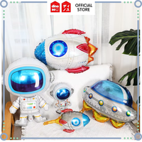 Gambar Balon Foil Mini Karakter Tema Astronot Balon Foil Mini Luar Angkasa Pesawat Roket Tema Angkasa Balon Dekorasi Pesta Ulang Tahun - MINI ASTRONOT dari DINOSO INDONESIA Kota Administrasi Jakarta Barat 2 Tokopedia