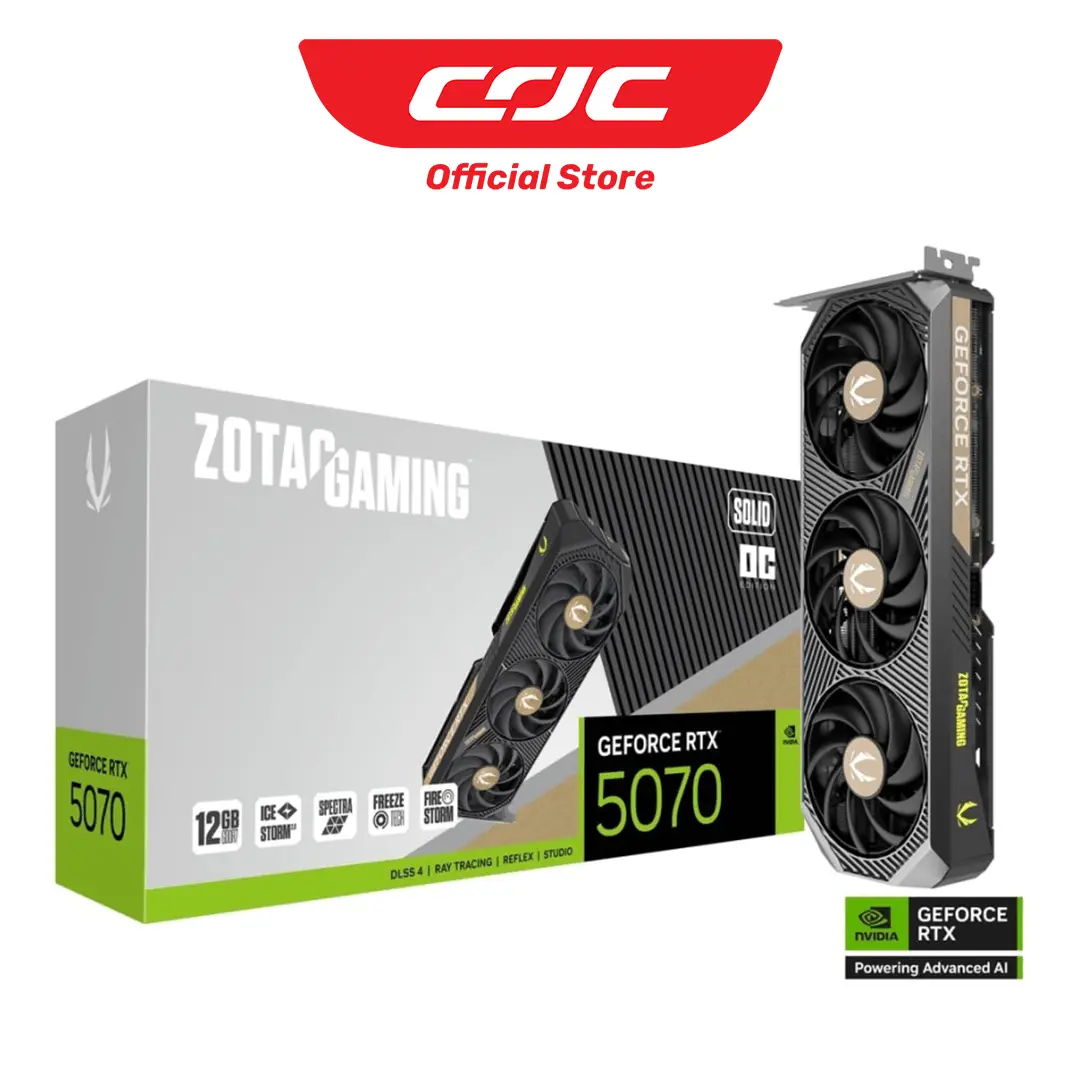 ZOTAC GAMING GeForce RTX 5070 12GB SOLID OC