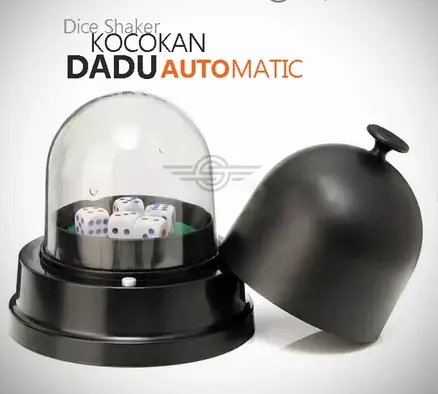 card_store Kocokan Dadu Otomatis Board Game Dice Shaker Automatic Mesin Kocokan Dadu Mainan Kartu