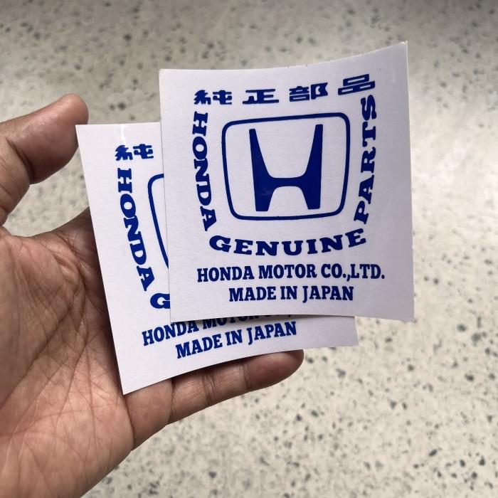 STICKER KACA MOBIL TRANSPARAN HONDA GENUINE PARTS - Shop | Tokopedia