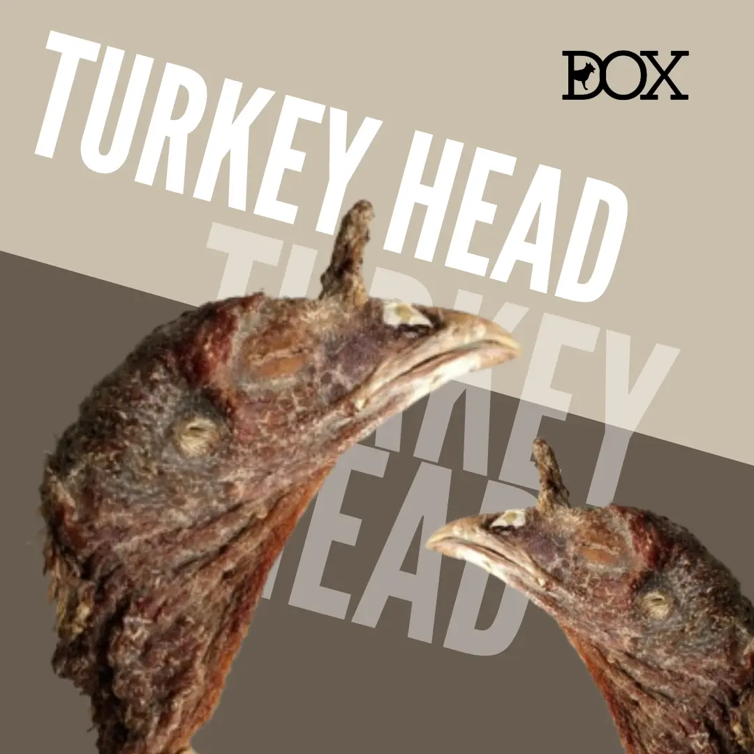 Turkey Head kepala kalkun with Neck Air Dried Jerky Dog Snack