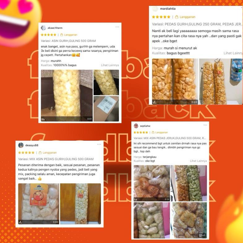 Product Introduction of [500 GRAM] KERUPUK KULIT SAPI VIRAL DOROKDOK ANEKA RASA RECOMENDED 0