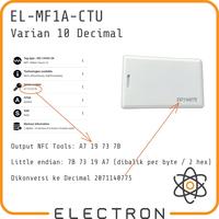 Gambar EL-MF1A-CTU - PVC Access Control Akses Kontrol Card Kartu 1K Tag Chip Reusable ISO14443A Type A B ABS RC522 Clamshell Tebal Lubang RFID 13.56 MHz NFC 13.56MHz IC HF High Frequency Waterproof - 10+8 Decimal dari Electron ID_NEW Kota Tangerang 3 Tokopedia