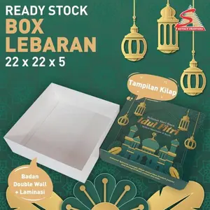 Spesial 22x22x5 Hampers Lebaran/Box Lebaran/Box Kue Kering/Dus Idul Fitri