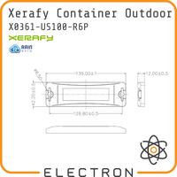 Gambar Xerafy Container Outdoor X0361-US100-R6P RFID Tag - Anti-Metal Vibration MIL-STD-810G Impinj Monza R6-P IP68 Waterproof UHF EPC Global Gen2 ISO 18000-6C Outdoor Tracking Chip Transponder dari Electron ID_NEW Kota Tangerang 3 Tokopedia