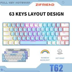 Jual Keyboard Mechanical Zifriend T62 Murah & Terbaik - Harga ...