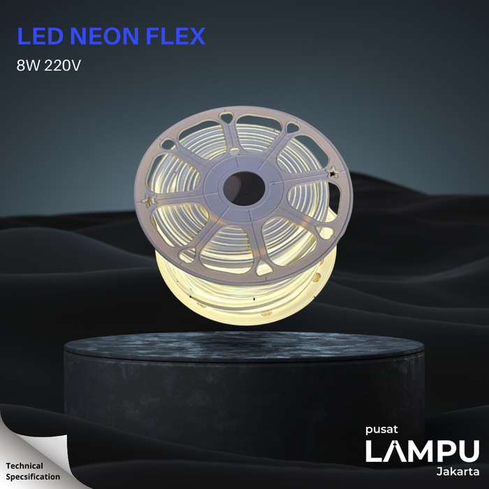 Gambar NEON FLEX 50M 220VOLT WARM WHITE - soket extra dari Pusat Lampu Jakarta Kota Administrasi Jakarta Pusat Tokopedia