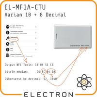 Gambar EL-MF1A-CTU - PVC Access Control Akses Kontrol Card Kartu 1K Tag Chip Reusable ISO14443A Type A B ABS RC522 Clamshell Tebal Lubang RFID 13.56 MHz NFC 13.56MHz IC HF High Frequency Waterproof - 10+8 Decimal dari Electron ID_NEW Kota Tangerang 2 Tokopedia
