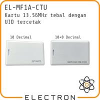 Gambar EL-MF1A-CTU - PVC Access Control Akses Kontrol Card Kartu 1K Tag Chip Reusable ISO14443A Type A B ABS RC522 Clamshell Tebal Lubang RFID 13.56 MHz NFC 13.56MHz IC HF High Frequency Waterproof - 10+8 Decimal dari Electron ID_NEW Kota Tangerang 1 Tokopedia