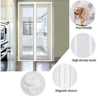 Gambar TaffHOME Tirai Pintu Anti Nyamuk Kelambu Magnetic Door - CNY-121- Putih - 80 x 210 cm dari Taffware Official Store Kota Administrasi Jakarta Barat 4 Tokopedia