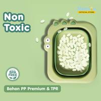 Gambar Mamiko Basin Lipat Crocodile Foldable Basin Kapasitas Besar Bahan PP & TPE Anti Bakteri Anti Jamur BPA Free 29x29x10cm - Green dari Mamiko Official Store Kota Administrasi Jakarta Utara 4 Tokopedia
