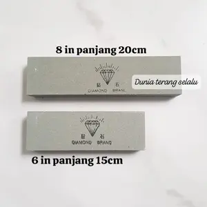BATU ASAH DIAMOND 6'' 8'' 15cm 20cm - Batu Gosok 6in 8in 150mm 200mm - Pengasah Pisau - Asah Pisau