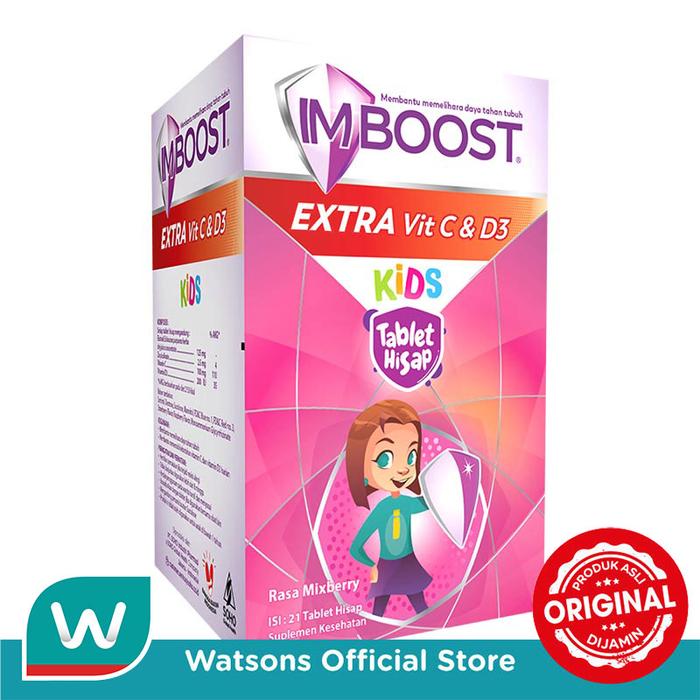 Gambar Imboost Kids Tablet Hisap Rasa Mixberry 21s dari Watsons Indonesia Official Store Kab. Tangerang Tokopedia