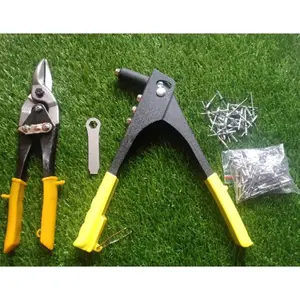 SEDIA GUNTING HOLO, TANG RIVET & PAKU RIVET (435) 3,2MM X 100PCS (TANG RIPET & GUNTING BAJA/GALVALUM)