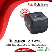 Gambar Printer Barcode Label Zebra ZD220 / ZD-220 / ZD 220 dari Retail Solution_NEW Kota Bandung 1 Tokopedia