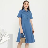 Gambar *Ready Stok* SISTER'S - Dress Katun Y8592 (ZE) - Krem, L dari Sisters Fashion Group Kota Administrasi Jakarta Utara 1 Tokopedia